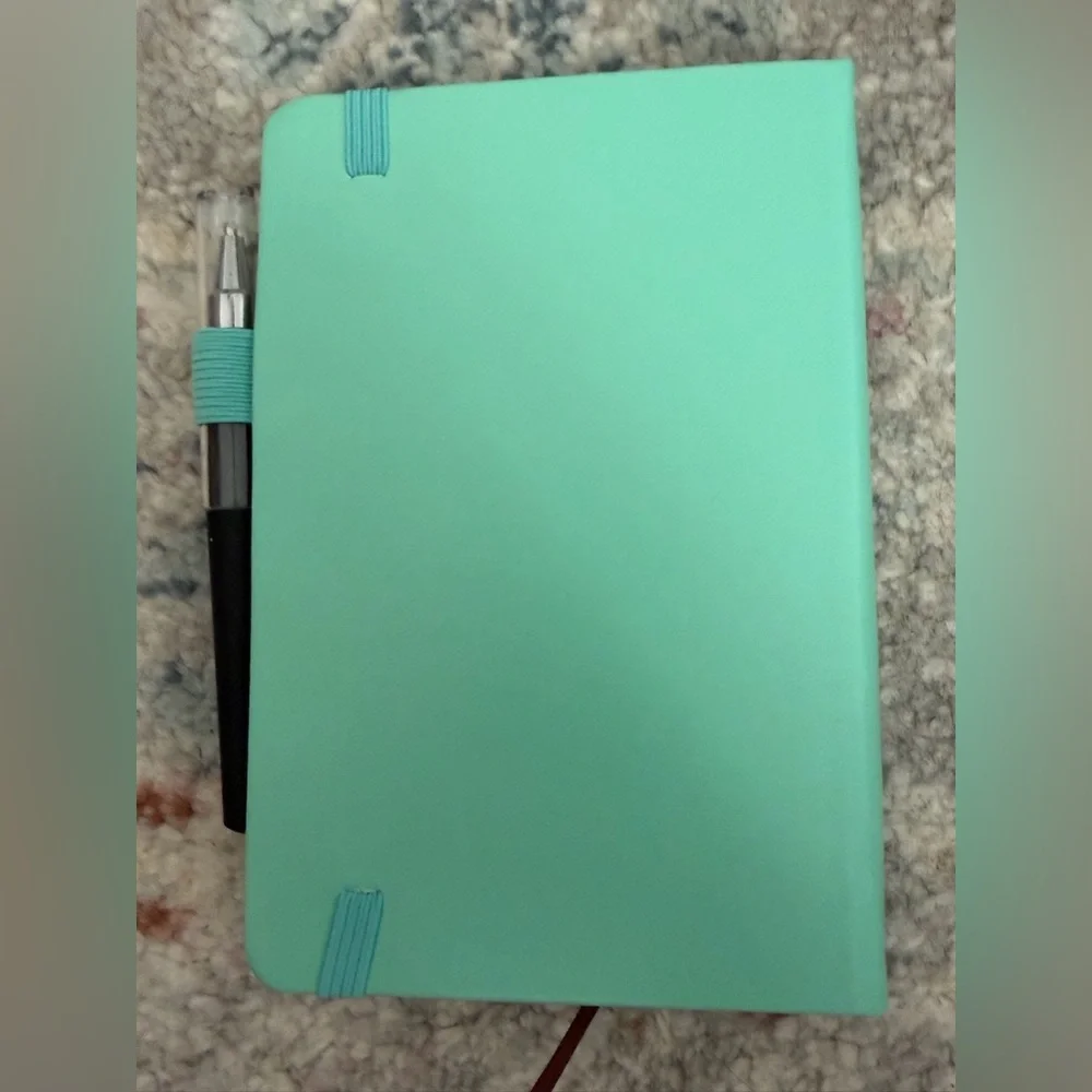 Aqua Tree Embossed Notebook with Pen B4